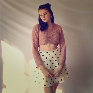 Polka dot skirt